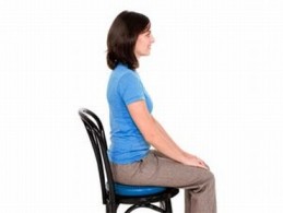 Sit properly