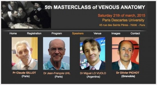 Universite’ Paris Descartes, 5th Masterclass Venous Anatomy